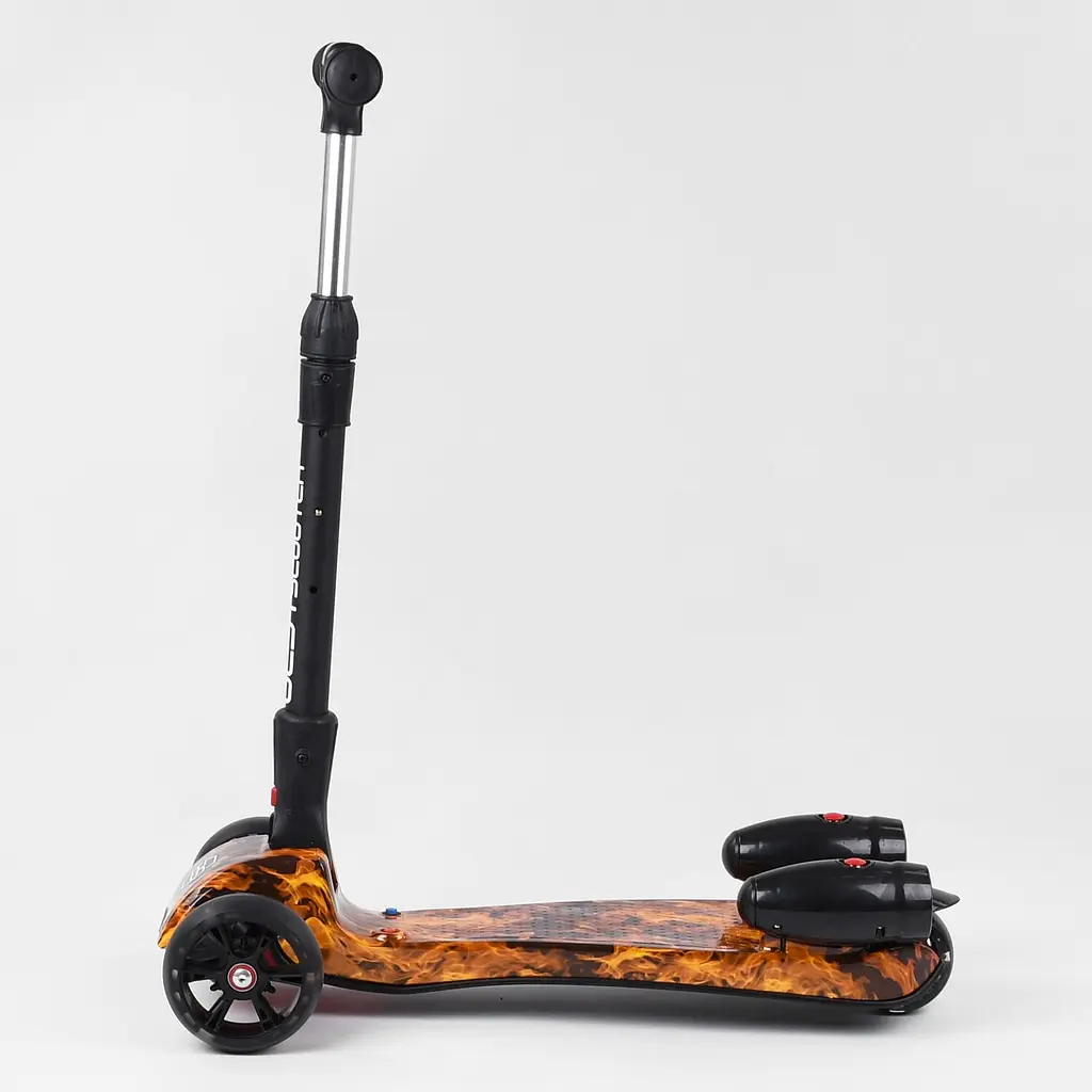 Самокат дитячий Best Scooter 60х82х64 см Чорно-жовтогарячий 000231567 - фото 6