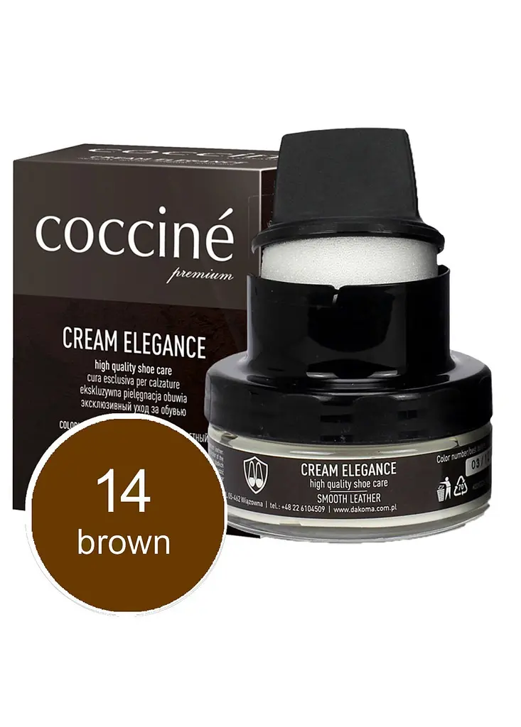 Крем Coccine Elegance для гладкої шкіри, коричневий, 50 мл