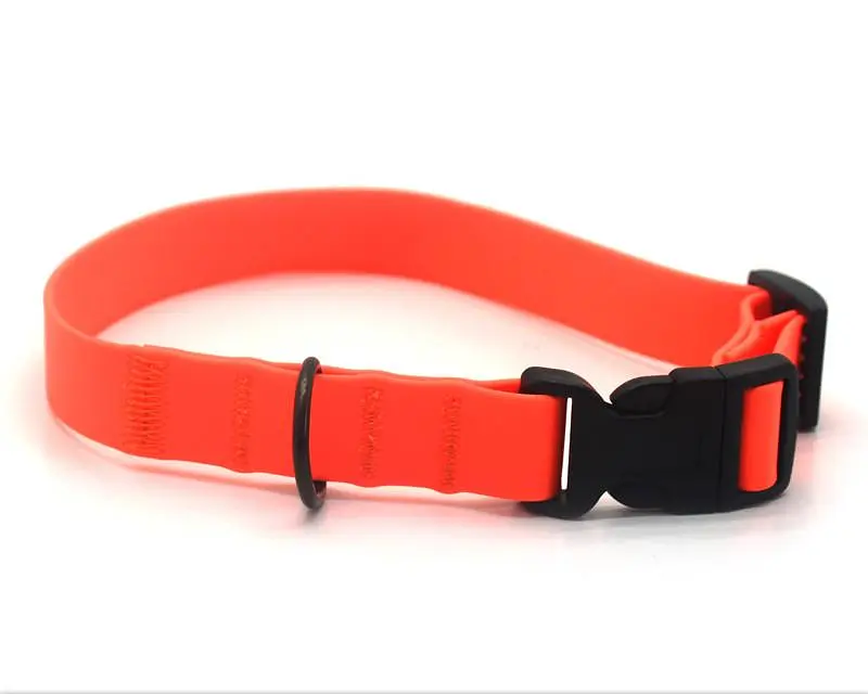 Нашийник для собак Zoo-hunt 2,0 см 28-42 см біотановий помаранчевий 1023 - фото 4