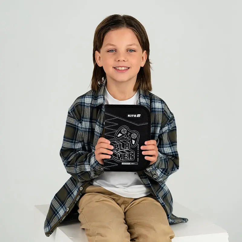 Пенал Kite Player чорний (K25-622-6) - фото 8