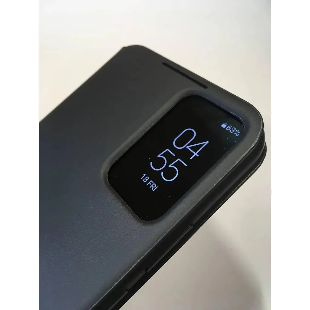 Оригінальний чохол-книжка Samsung Smart Clear View Cover для Galaxy S22 Plus (6.6") Чорний EF-ZS906CBEGRU - фото 5