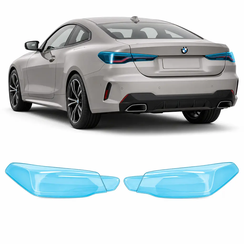 Антигравійна захисна бронеплівка за лекалами для BMW 4 Series G22 facelift 2024- задні ліхтарі стопи
