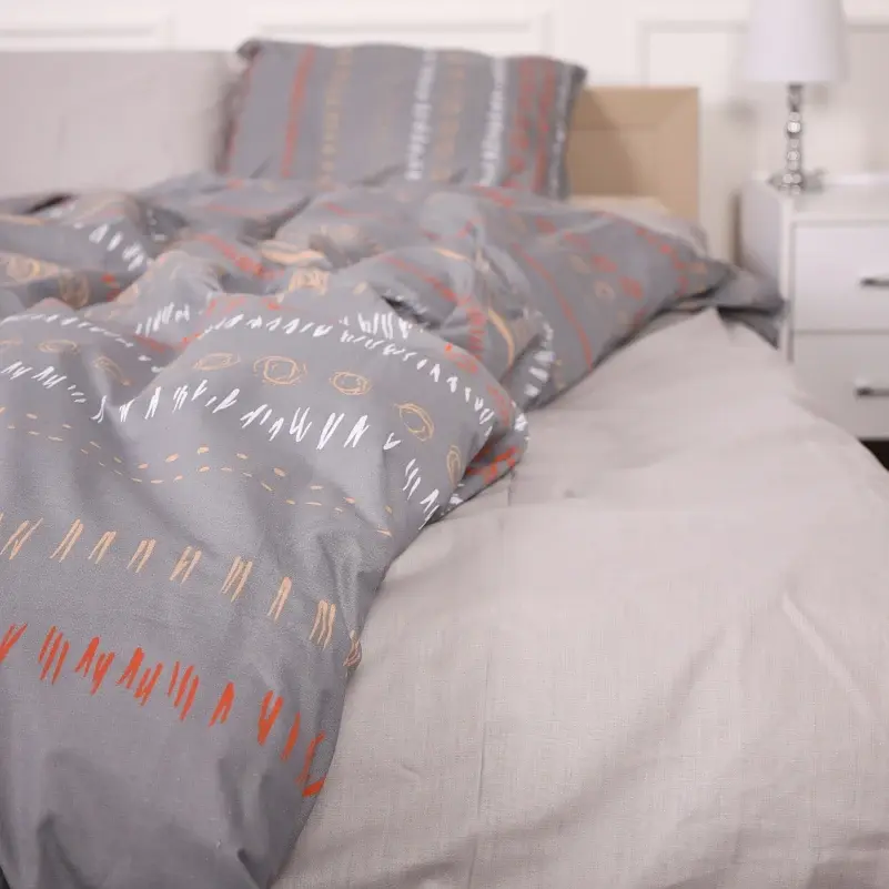 Наволочка MirSon Бязь 17-4841 Elisabetta 50х50 см коричнево-бежевая (2200009579905) - фото 3