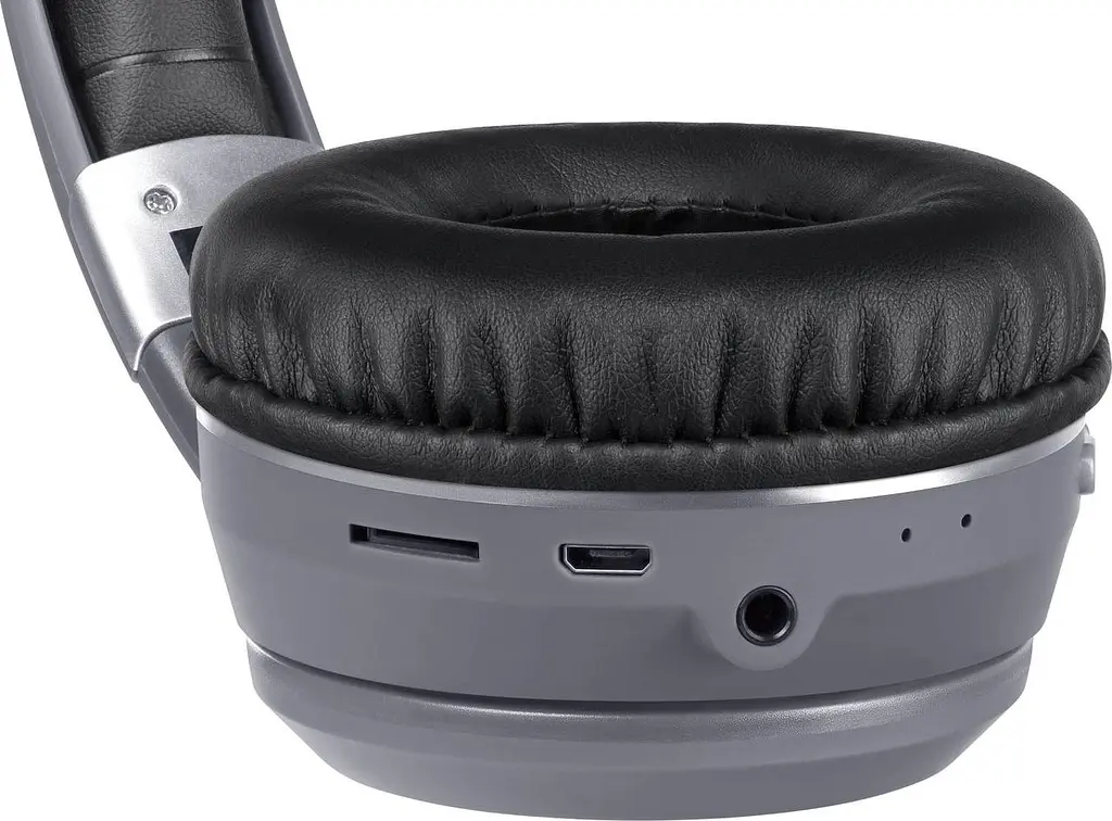 Навушники бездротові Defender FreeMotion B571, Bluetooth+3,5мм, LED, Сірий - фото 7