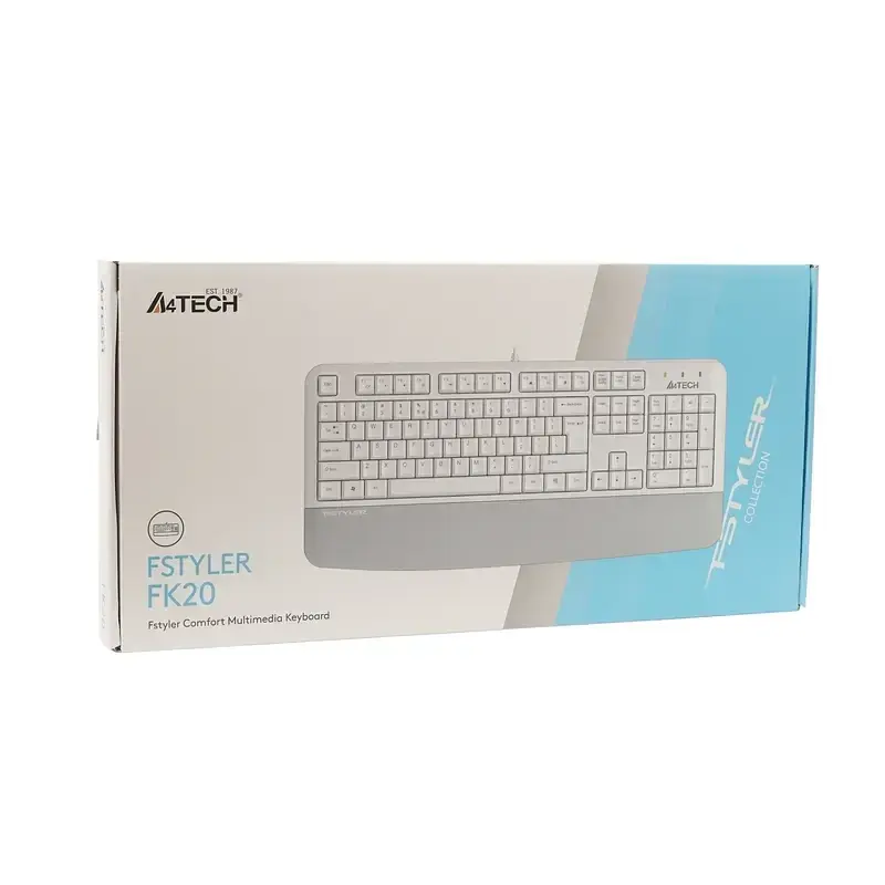 Клавіатура A4Tech FK20 (White) - фото 4