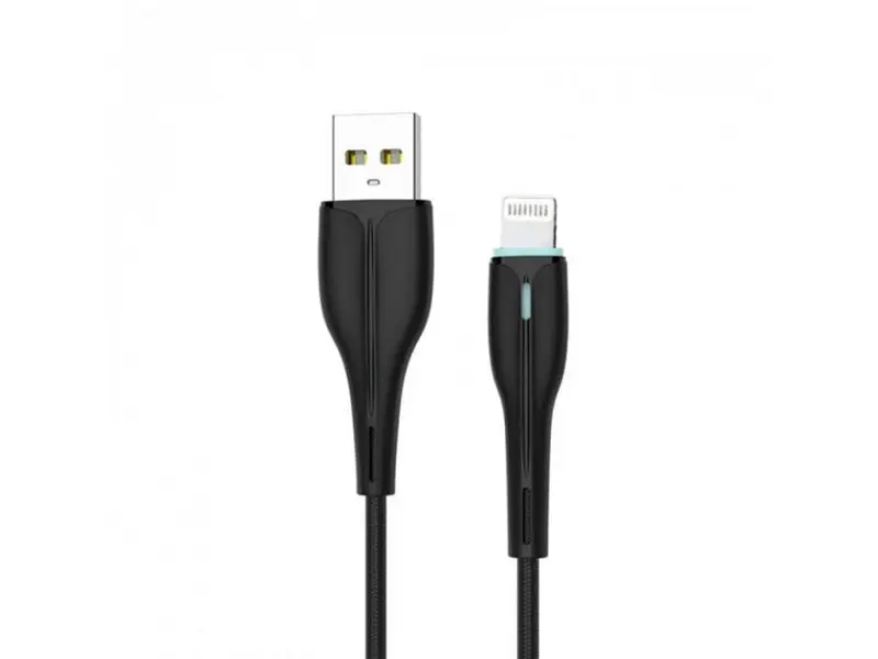 Кабель SkyDolphin S48L USB - Lightning 1м, Black (USB-000422)