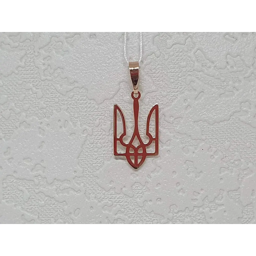 Золота підвіска Favoritum Тризуб. 310167_Б - фото 2