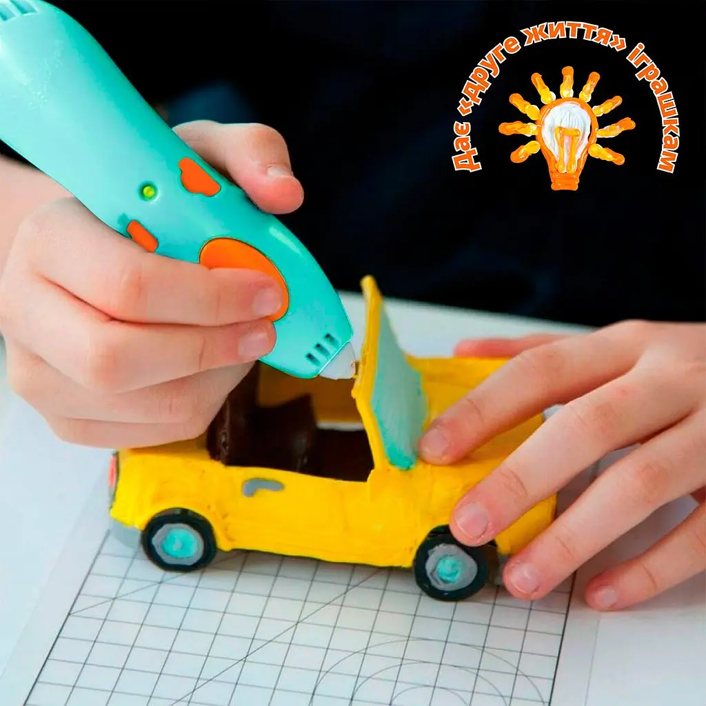 3D-ручка 3Doodler Start Plus для дитячої творчості базовий набір - КРЕАТИВ (72 стрижні) 3Doodler Start SPLUS - фото 9