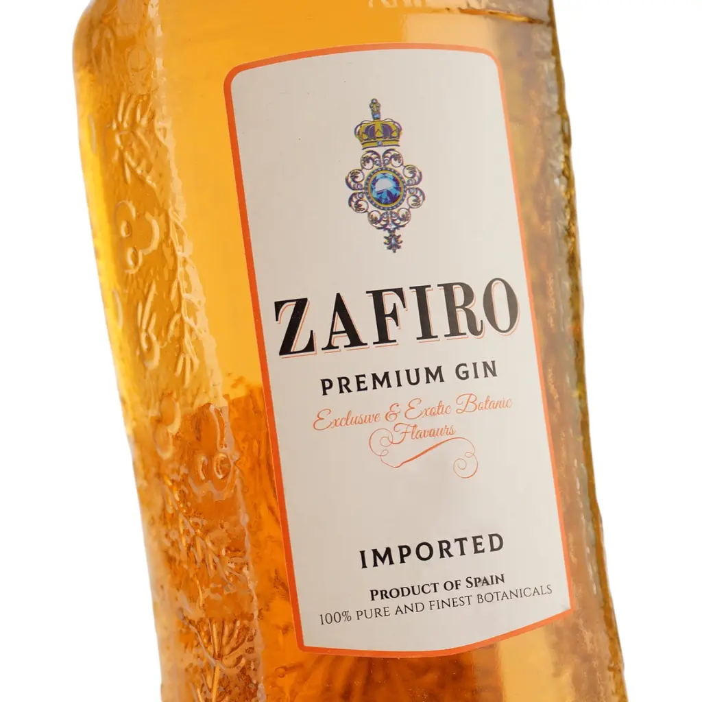 Джин Zafiro Orange 37.5% 0.7л - фото 5