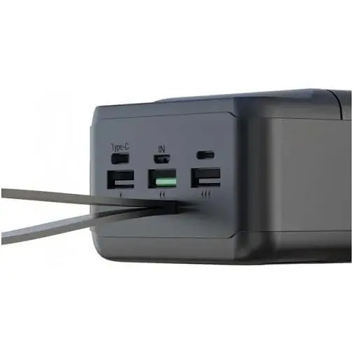 Акумулятор портативний XO PR160 80000 mAh QC 22.5W PD 20W чорна 6920680828357 - фото 3