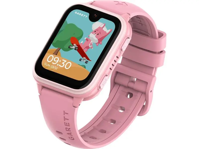 Дитячий смарт-годинник Garett Kids Vibe AI 4G Pink (5904238487419) - фото 2