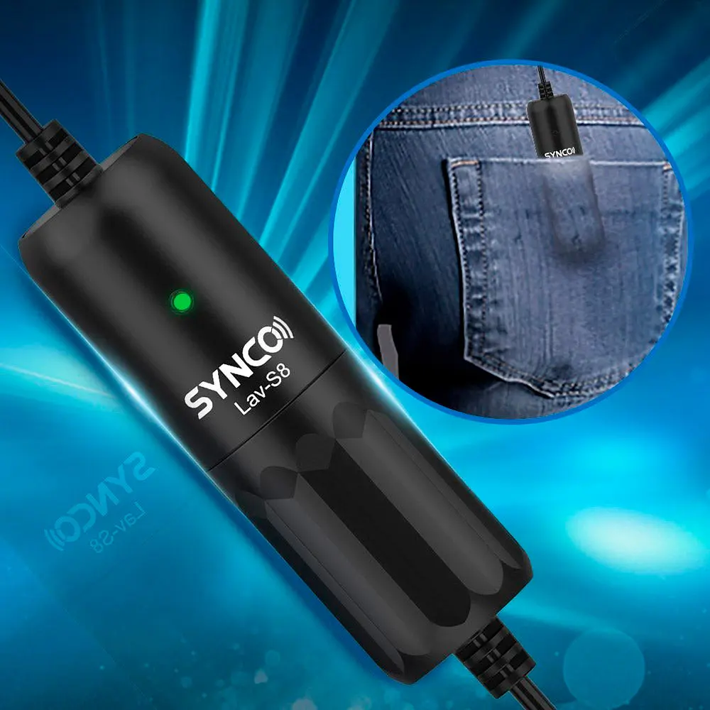 Петличный микрофон для телефона Synco Lav-S8 8м [85484] - фото 7