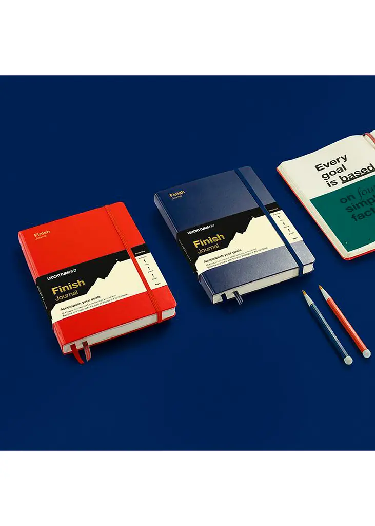 Блокнот LEUCHTTURM1917 Finish Journal Середня Fox Red англійська (369097) - фото 2