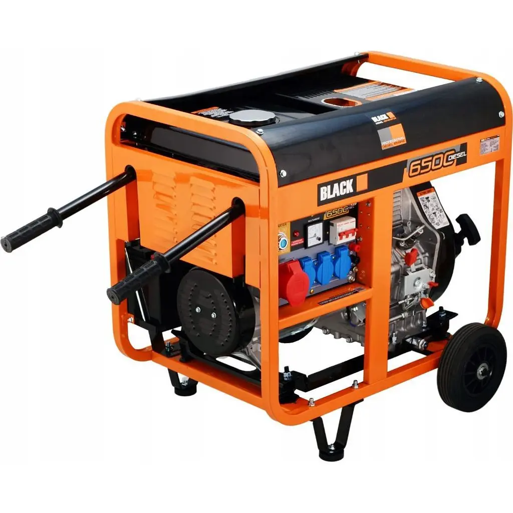 Генератор дизельний Black 230/400V 10HP 6500W (13618) [160477] - фото 7