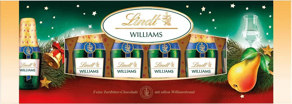 Шоколадні цукерки з лікером Lindt Williams Flaeschchen 131г