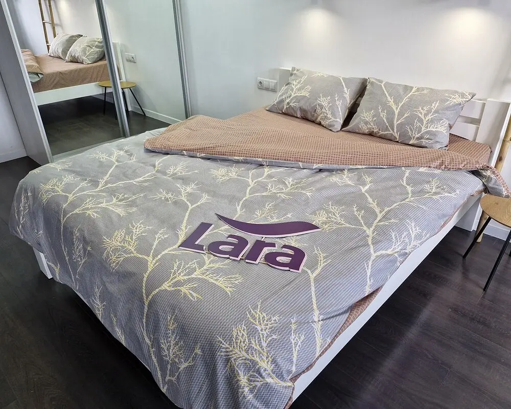 Постільна білизна LARA бязь d11344s сімейна 2х150х220 см - фото 2