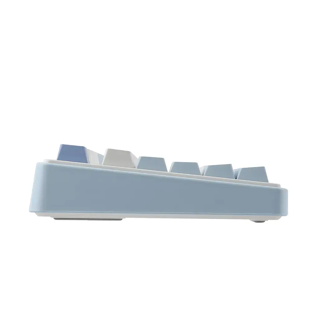 Ігрова механічна клавіатура AULA F75 / Три режими підключення / Greywood V3 Switch / Blue White - фото 8