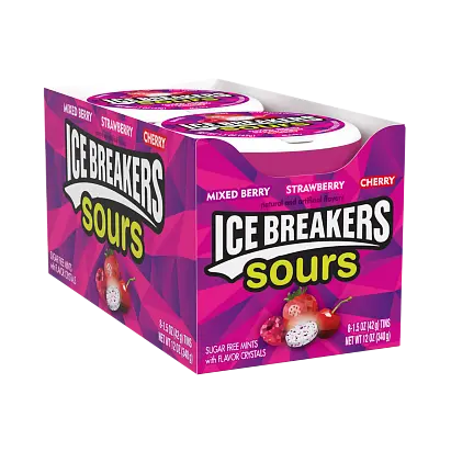 Льодяники драже Ice Breakers Sour Berry - фото 4
