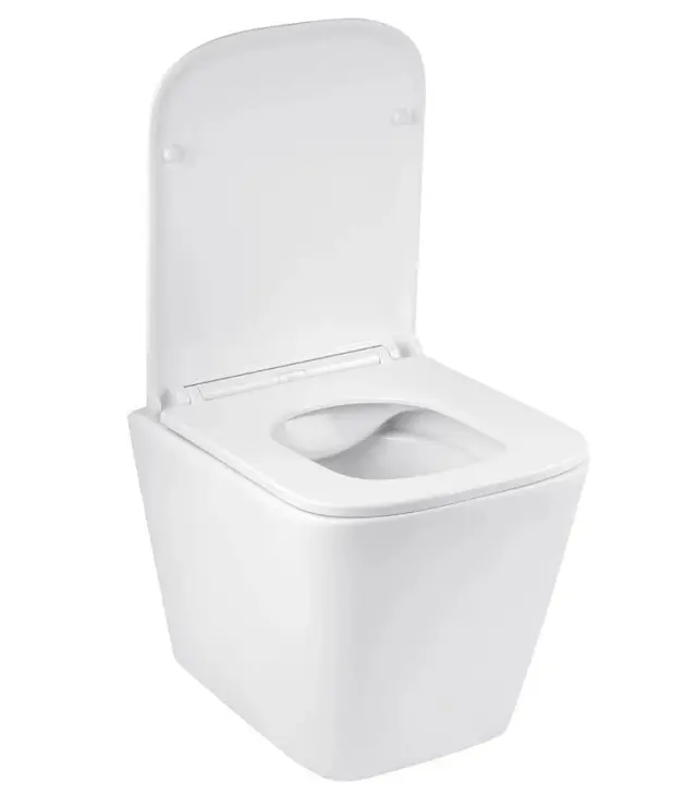 Унітаз підвісний безобідковий Kroner Eifel WHI493436 RIMLESS з сидінням Slim Duroplast / Soft-close / Quick relase (KE493436WHIR) (CV029611) - фото 2
