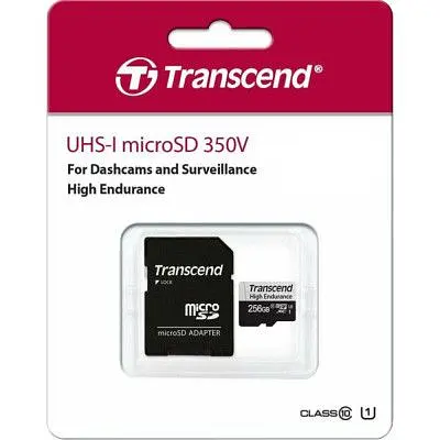 Карта памяти Transcend 256GB microSDXC class 10 UHS-I U3 High Endurance (TS256GUSD350V) - фото 3