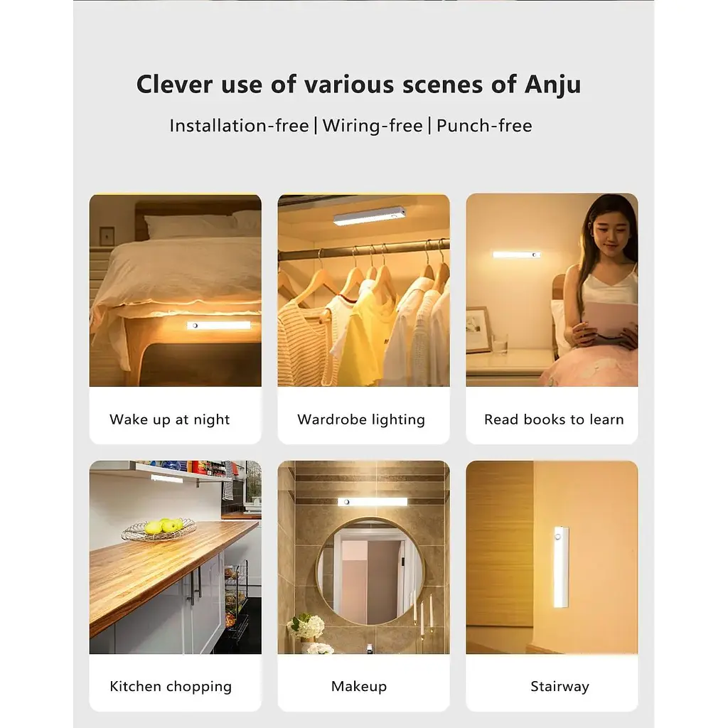 Ночной светильник Yeelight Xiaomi Motion Sensor Closet Light A15 Black [YLCG026] [76872] - фото 8