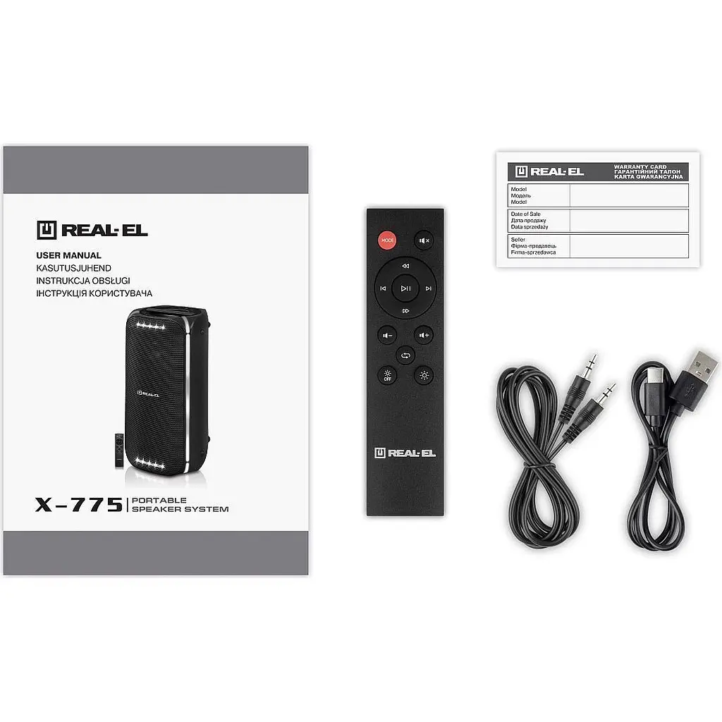 Акустика REAL-EL X-775 Black (EL121600032) [162331] - фото 10