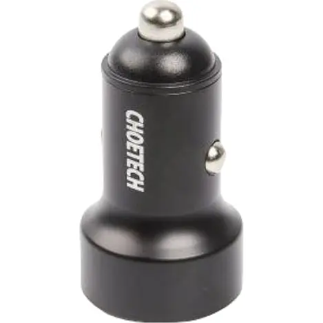 Автомобильное зарядное устройство для Choetech С0054BK 2xUSB-C, 40 Вт, PD - фото 2