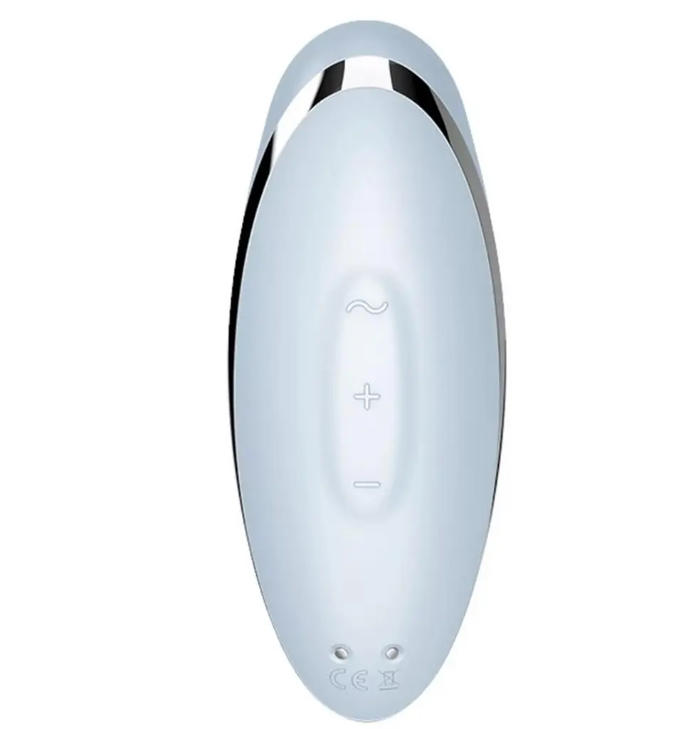 Вибратор для клитора Satisfyer Tap Climax 2 голубой - фото 5