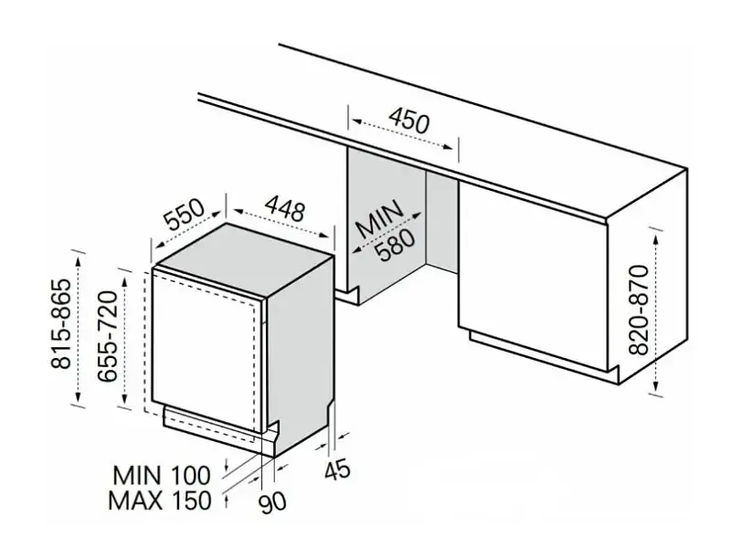 Посудомоечная машина Midea MDWEB1004MBWI - фото 2