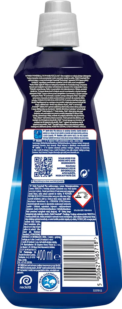 Ополіскувач для посудомийних машин Finish Lemon 400 мл - фото 2