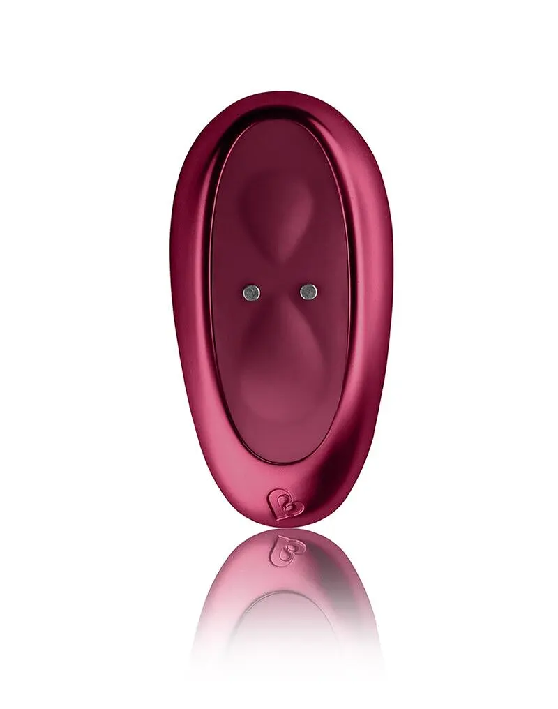 Універсальний sit-on-top вібратор Rocks Off Ruby Glow Blush, пульт ДК - фото 6