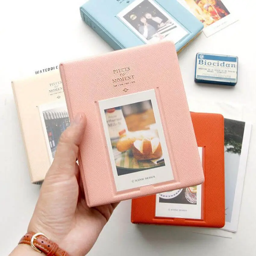 Фотоальбом для Fujifilm Instax Mini 64 фото Альбом для Mini (8, 9, 12, 11, 40, 99, evo, link), рожевий  - фото 7