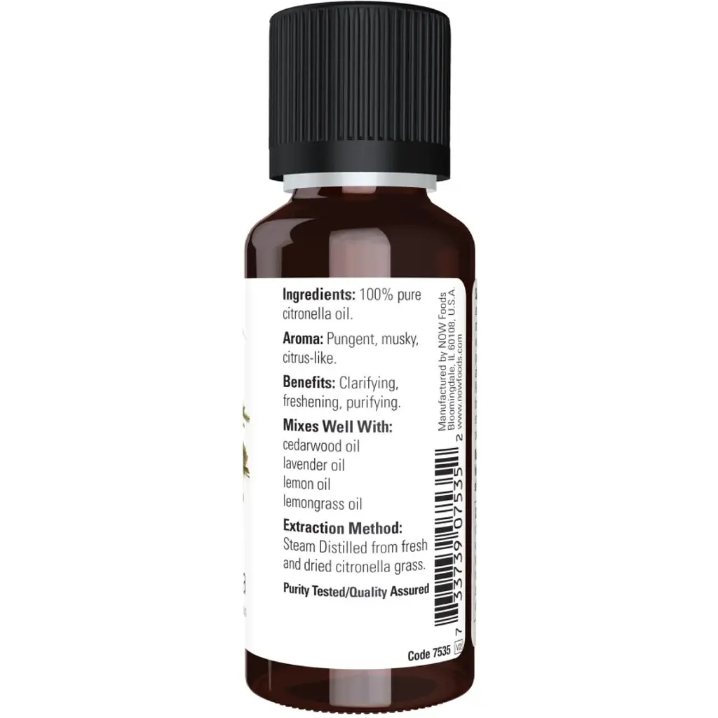 Олія цитронелли Now Essential Citronella Oil 30 ml - фото 2