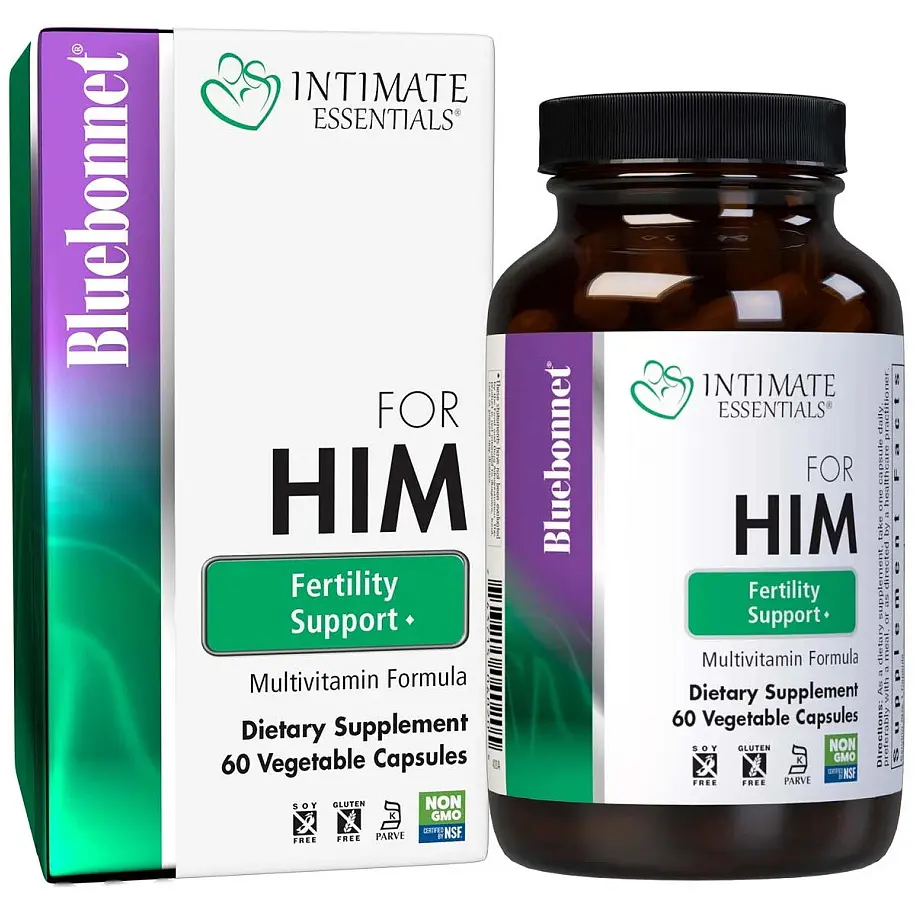Комплекс для Нього Підтримка фертильності Bluebonnet Nutrition Intimate Essenitals For Him Fertility Support Multivitamins 60 вегетаріанських капсул - фото 2