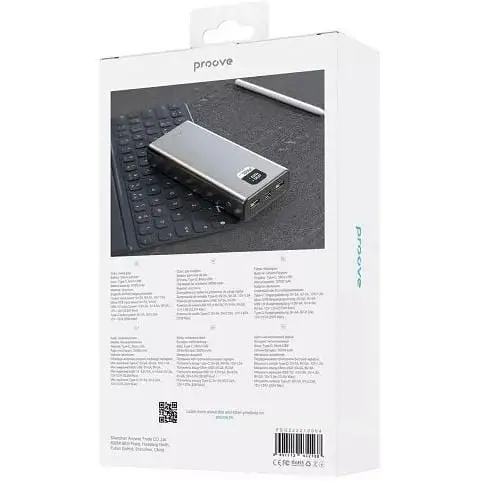 Портативна батарея Proove Guardian 22.5W 20000mAh металево-сіра PBG222210004 - фото 2