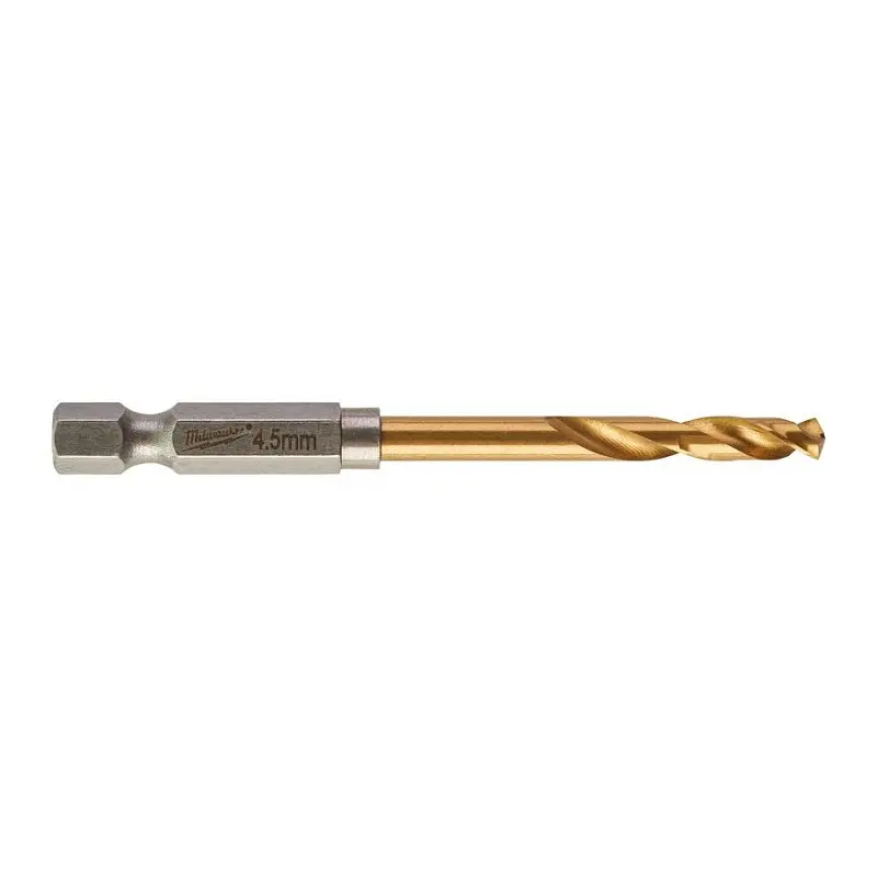 Свердло по металу RedHEX SHOCKWAVE HSS-TiN MILWAUKEE, діаметр 4,5х76х29мм - фото 2