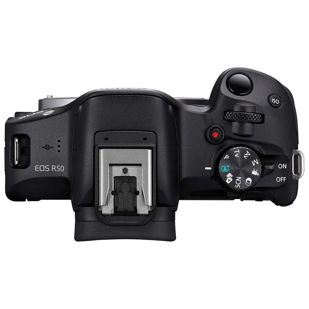 Цифровий фотоапарат Canon EOS R50 + RF-S 18-45 IS STM Black Creator Kit (5811C036) - фото 8