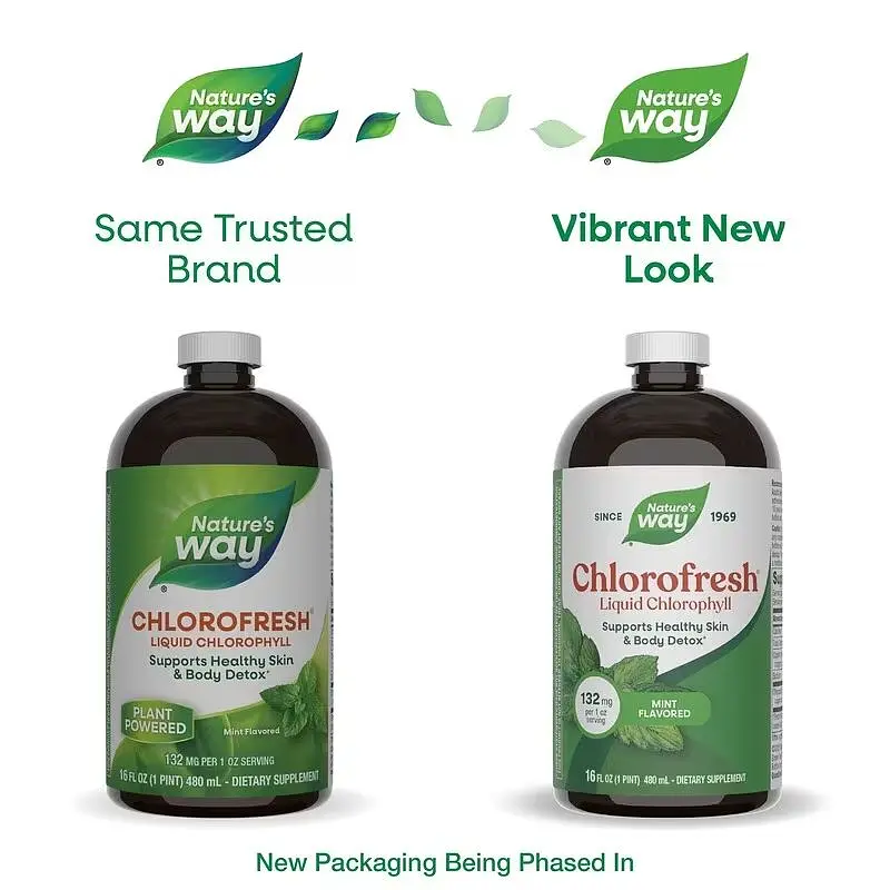 Хлорофіл Nature's Way Liquid Chlorophyll м'ятний смак 480 мл (NWY03501) - фото 8
