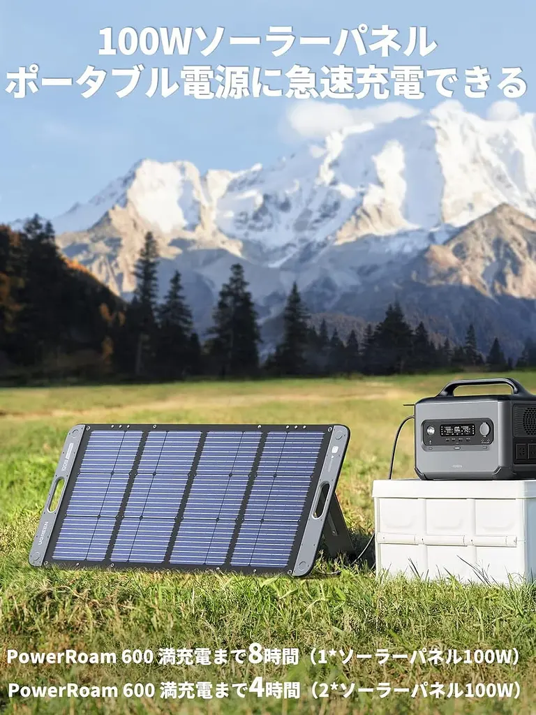 Солнечная панель Ugreen Solar Panel SC100 100 W IP67 MPPT XT60+MC4 (15113) - фото 2