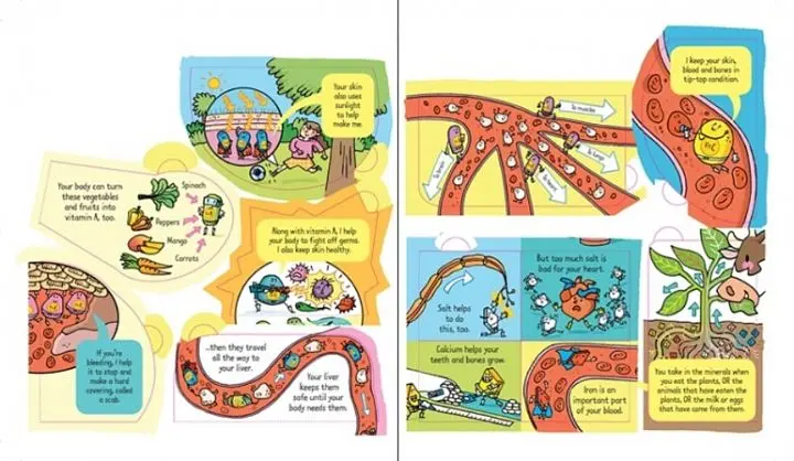 Look Inside What Happens When You Eat - Emily Bone, англ. язык (9781474952958) - фото 3