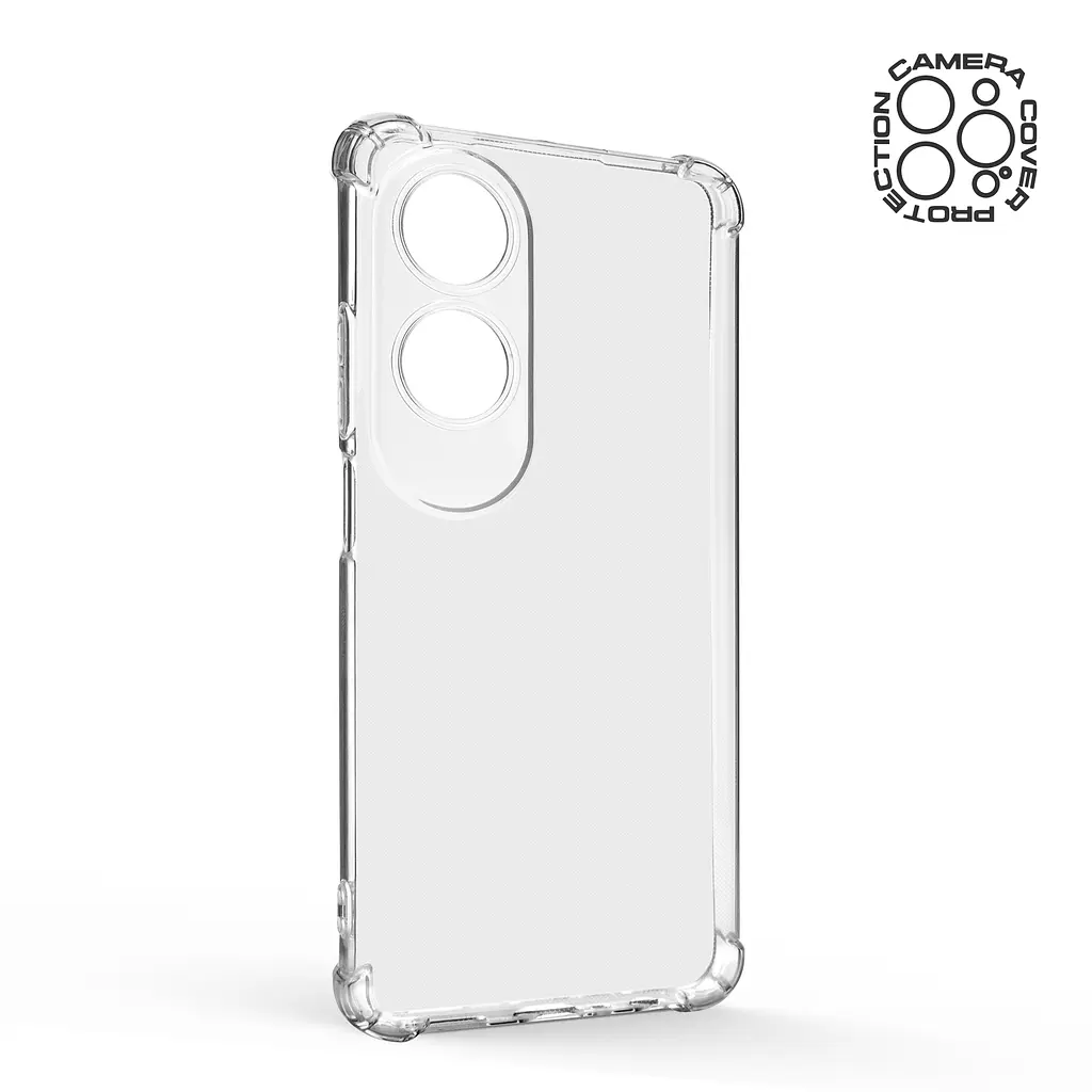 Прозрачный чехол для OPPO A60 4G с защитой камеры и усиленными бортами, тонкий, силиконовый, бесцветный, ударопрочный, противоударный бампер с закрытой камерой, ArmorStandart (ARM78602) - фото 2