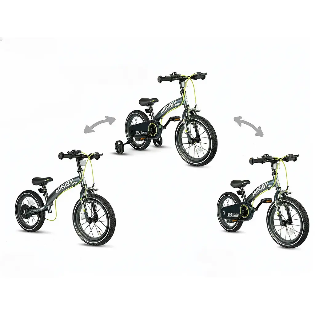 Велосипед - біговел Qplay Miniby 3 в 1 Blue (CB01MiniByGreen) - фото 3