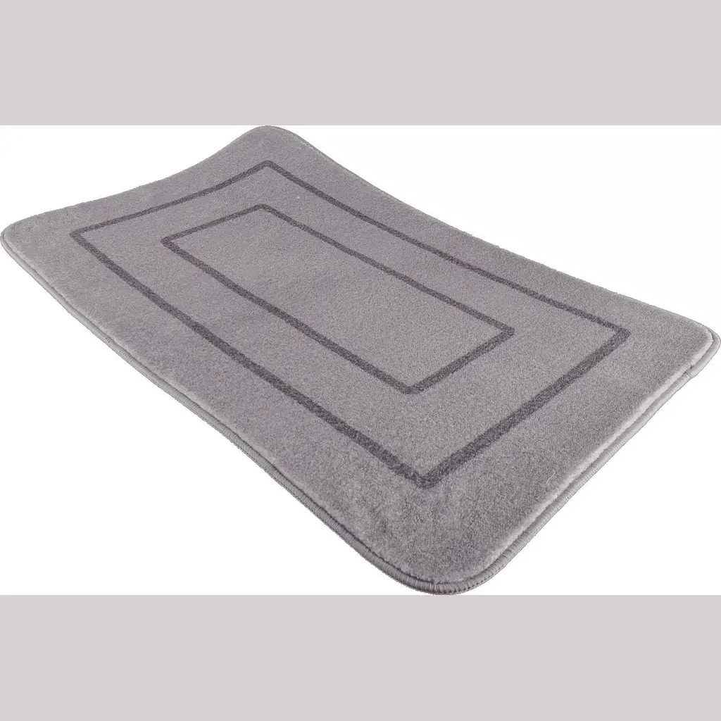Набір килимків для ванної та туалету Soho Gray (tex mat 50*40, 50*80 см Gray) - фото 2