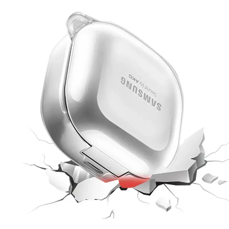 Чохол для навушників BeCover Soft TPU для Samsung Galaxy Buds 2 / Buds 2 Pro / Buds Live / Buds Pro Transparent (705686) - фото 3