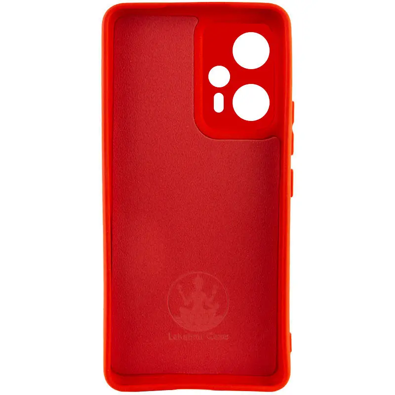 Чехол Silicone Cover Lakshmi Full Camera (A) для Xiaomi Redmi Note 12T Pro Красный / Red - фото 2