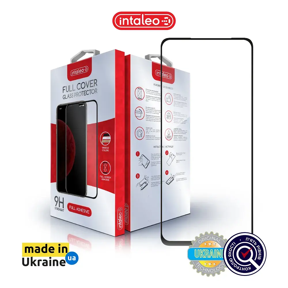 Скло захисне Intaleo Full Glue Realme C67 Black (1283126590047) - фото 2