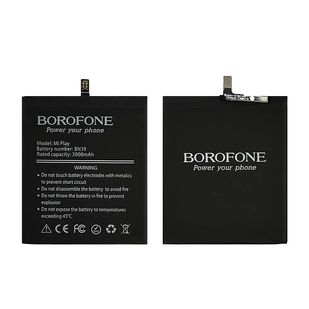 Акумулятор Borofone BN39 для Xiaomi Mi Play - фото 2