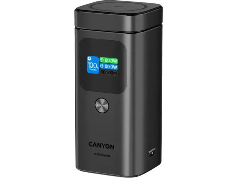 Зовнішній акумулятор (Power Bank) Canyon OnPower 150 Qi2 Magnetic (CNS-CPB150DG)