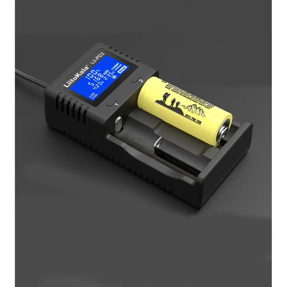 Зарядний пристрій Liitokala Lii-PD2+car EU charger - фото 7