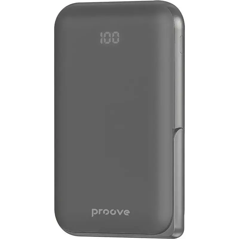 Портативный аккумулятор Proove Knight Magnetic 20W 10000mAh dark gray (PBGI20012205) - фото 2